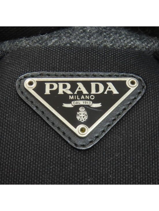 Prada Logo Backpack Wool main image 10